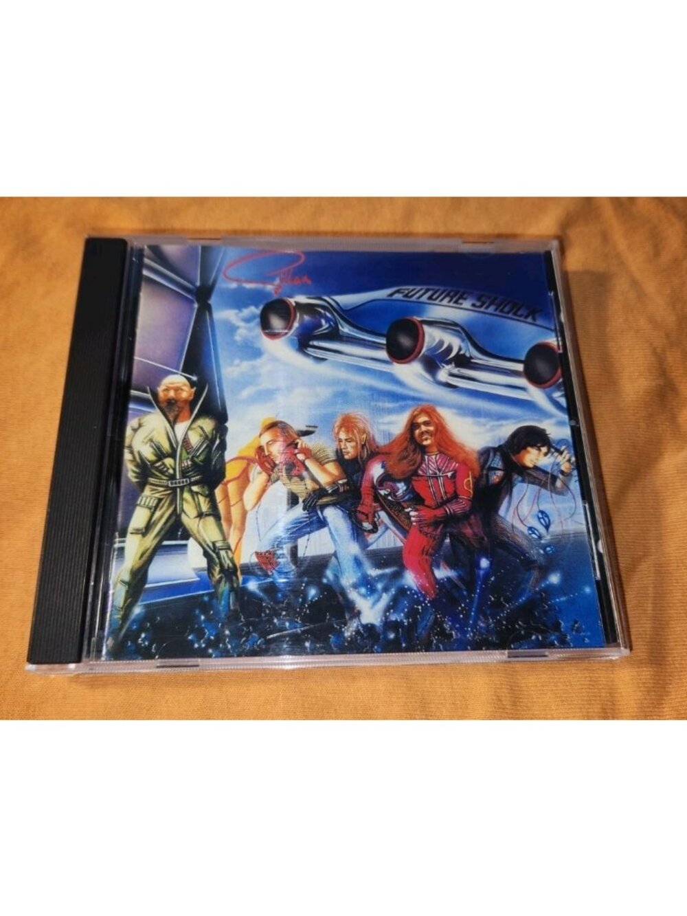 GILLAN cd FUTURE SHOCK ian gillan crmcd 007 reissue 10 bonus track